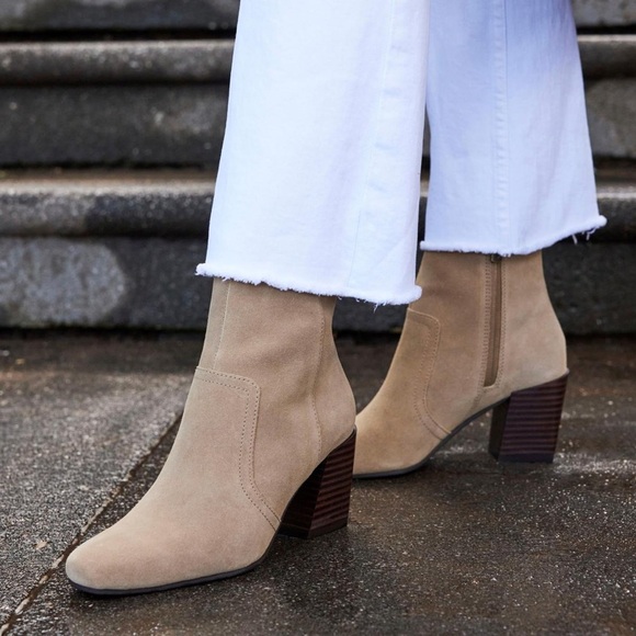 Blondo Salome Taupe Suede by Blondo Waterproof in Taupe Brown Size 7.5. - Picture 10 of 15